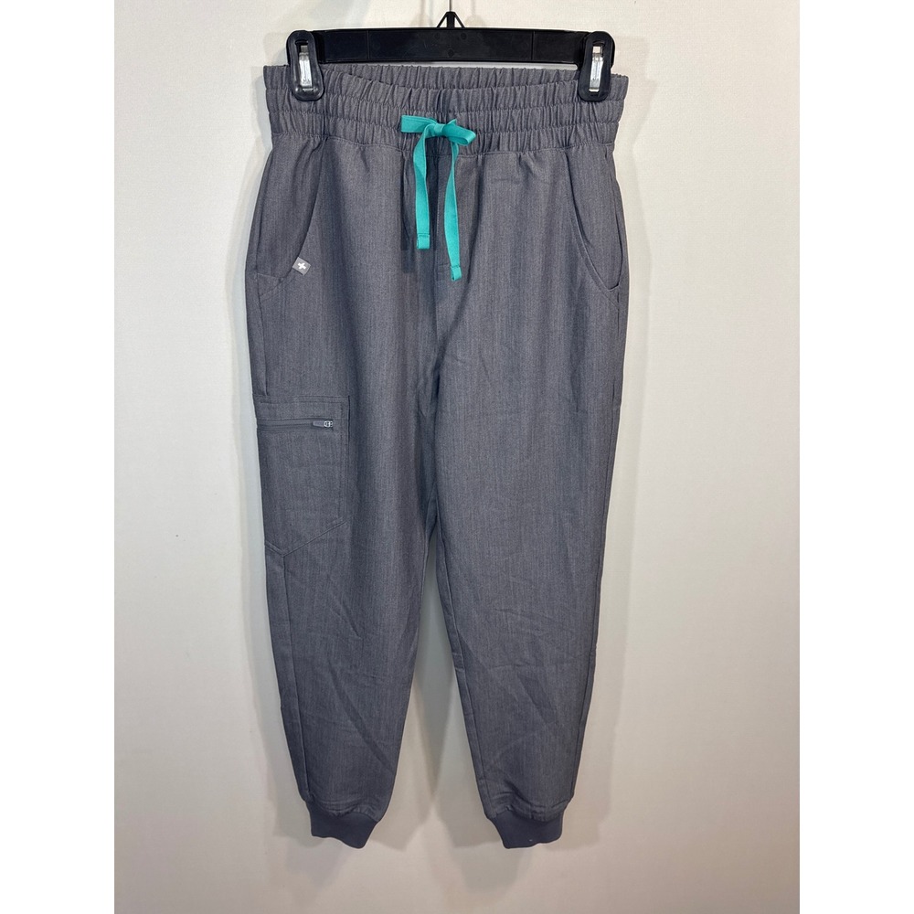 FIGS Scrub Pants Jogger Style Charcoal Grey Women's XS NWT‎